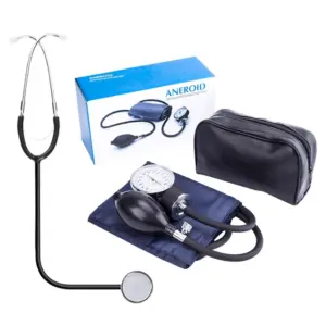 Faith Manual Blood Pressure Monitor Diastolic Sphygmomanometer Medical Doctor Stethoscope Sphygmomanometer Cuff Home Health Monitor