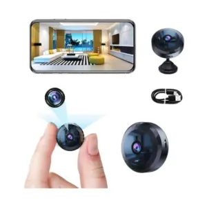 Faith Generic Mini WiFi Spy Camera - 1080P HD Wireless Security Camera for Smart Home, Equipped with Voice Video and Night Vision Capabilities for Superior Security Protection.