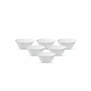 La Opala Soup Bowl 6pcs Classique White 125mm/6cm LC125