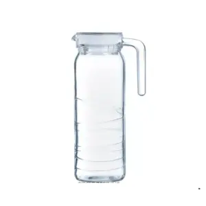 Luminarc Dona Embossment Circle Glass Jug 1L Transparent Q0434