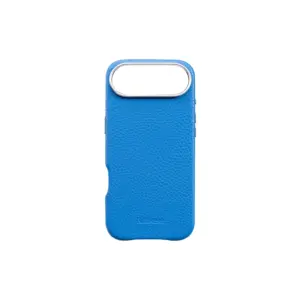 Milele iPhone Air Pebble Azure Case Premium Leather Craftsmanship Protective Design