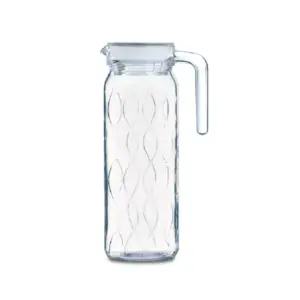Luminarc Dona Embossment Wave Glass Jug 1L Transparent Q0433