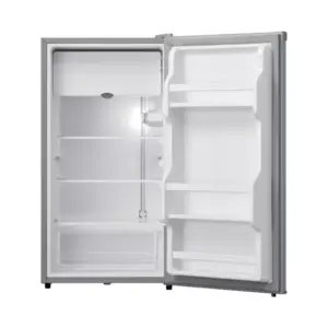 Midea Single Door Refrigerator, 85L, Silver, Lock, Easy to Clean, MDRD133FGG50