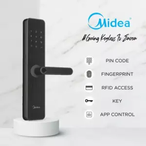 Midea Smart Lock, Voice Control, Fingerprint Access, RFID Card Support BF211-D