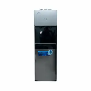Midea Water Dispenser, Top Loading with Fridge, Black YL1674S-B
