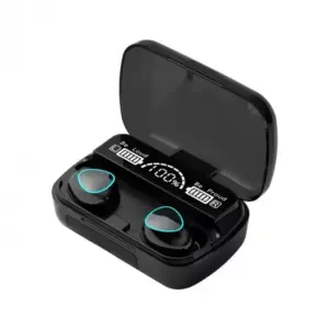 Faith M10 Wireless Earbuds TWS 5.1 - Bluetooth Headphones with Large Screen Dual LED Digital Display, Touch Control, Mini Compact Design, Portable Sports Waterproof Stereo In-Ear Earphones