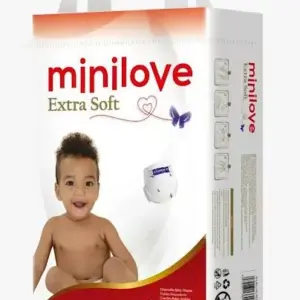 Minilove Extra Soft Disposable Baby Diapers Size 2 (4-8kg) (Pack of 150pcs)
