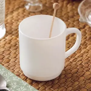 Luminarc Essence Mug 250ml White P0067 (Pack of 6pcs)