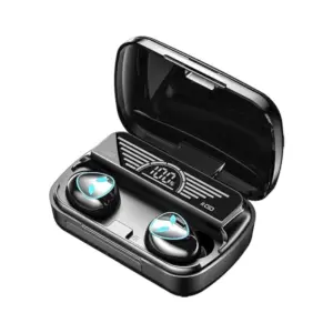 Faith M20 Bluetooth Earphones 5.2 TWS - Touch Control with Power Display, In-Ear True Wireless Digital Display, Ideal for E-Sports Gaming.