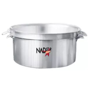 Nadstar8 Aluminum Sufuria 2pcs with Lid & Handle 80-84 Cookware Set Tope Cooking Pot with Lid and Handle for Commercial Use - Kitchen Heavy Duty