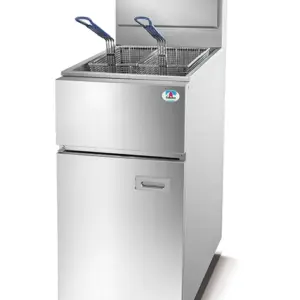 Nadstar8 Deep Fryer Gas with stand 1 Side 25L Hgf778
