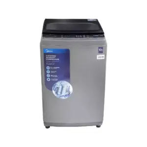 Midea Top Load Washing Machine 10.5KG, Turbo Wash, Strong Motor, Dark Grey MA200W105/G