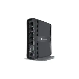 Mikrotik Wireless Router hAP ax2 2.4/5GHz AP, 5 Ethernet ports, 1 POE, USB for 3G/4G support (with Case)