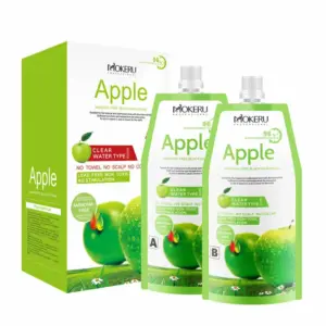 Faith Mokeru Apple Ammonia Free Black Dye Hair Colour Cream, 96-Hours Long Lasting, Clear Water Type, Hair Dye For Men & Women, 500g (Pack of 2)