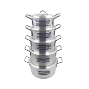 Nadstar8 Royal Prestige Sufuria 5pcs Set with Lid 1x5