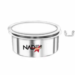Nadstar8 Aluminium Sufuria with Lid & Handle 48