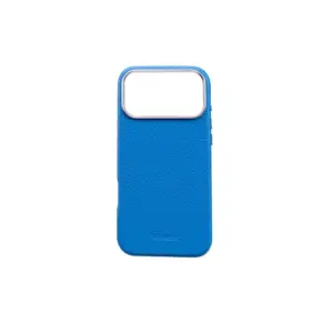 Milele iPhone 17 Pro Max Pebble Azure Case Premium Leather Craftsmanship Protective Design