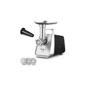 Moulinex Meat Mincer 1600W with 1.9 Kg/min, 3 Stainless Steel Grids ME308827