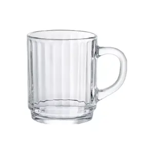 Luminarc Striped Stackable Mug 250ml V0821 (Pack of 6pcs)