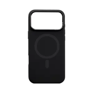 Milele iPhone 17 Pro Max Silicon Black Magsafe Case with Strong N52 Magnets, Shock‑Absorbent Protection and Slim Profile