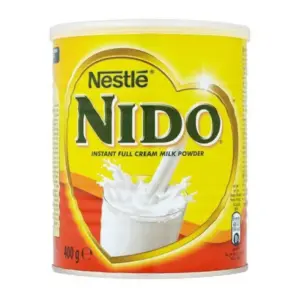 Nestle Nido Milk Powder, Fortified, Rich in Fiber, Immunity - Iron, Zinc, Vitamins A,C & D 400g Tin