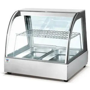 Nadstar8 Glass Warming Show Case Curved ( 2 Pan) - HW-838