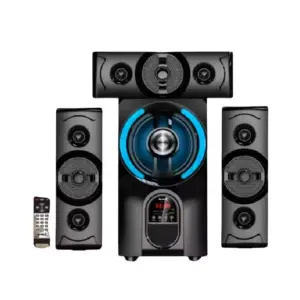 Miralux Sound System 3.1ch 5700W with PMPO Subwoofer & 3 Speakers, Remote, LED Display, Bluetooth & USB Support MHT-500BT