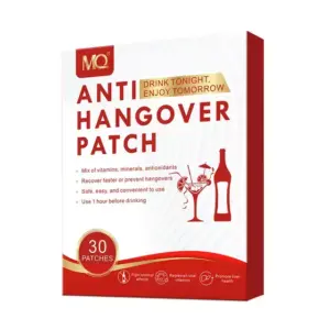 Faith MQ Anti-Hangover Patches, Hangover Prevention Party Pads with Green Tea Extract and Vitamins, Waterproof and Peel-and-Stick