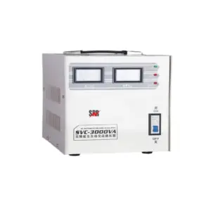 Office Point Officepoint LED Black & White Screen, with Electronic Overload Protection with Cable Connection 3000VA 1PH  SVC-3000VA