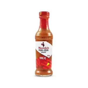 Nandos Peri Peri Hot Chilli Sauce 250ml (Pack of 6pcs)