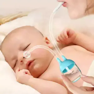 Faith Newborn Baby Safety Nose Cleaner - Vacuum Suction Nasal Aspirator, Bodyguard Flu Protection Accessories for Gentle and Effective Use.