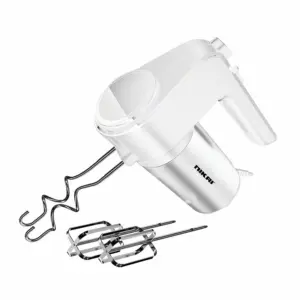 Nikai Hand Mixer 6 Speeds With Turbo Function 300W NH787T2 2 Beaters For Eggs And Cream And 2 Hooks For Mixing Dough With Easy Eject Button