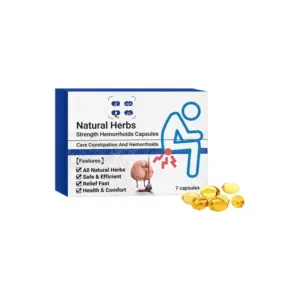 Faith Eelhoe Herbal Strength Natural Hemorrhoid Capsules, Natural Hemorrhoid Relief Capsules, Hemorrhoid Suppository Fast Hemorrhoid Treatment (7capsules)