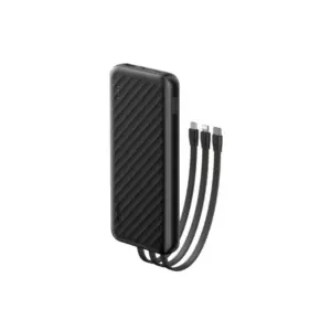 Oraimo Power Bank with Lightning, 10000mah Max, 12W Fast Charging, Type-C & Micro-USB, Dual Recharging Modes, Universal Compatibility, Multi-protection System, Durable Design OPB-P5101