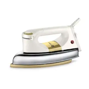Orient Electric Orient Kratos Heavy Duty Dry Iron 1000W with Non-stick Soleplate, Silver Cast Technology