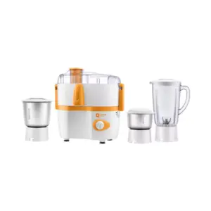 Orient Electric Orient Aisha Plus Juicer Mixer Grinder 1.5L Jar, 0.8L Grinder, 0.3L Grinder 450W 3 Speed Dial with Incher JMAP4503