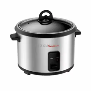 Moulinex Rice Cooker 10 Cups 1.2 Litres with Glass Lid, Automatic Cooking & Keep Warm Function MK123D27