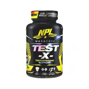 Nutritional Performance Labs NPL Test X Testosterone Support, Help with Lean Muscle Gains, Enhance Energy Level, 60 Capsules