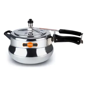 Orange Cookware Orange Elegant Handi Pressure Cooker 5.5L with Inner Lid OAPC201