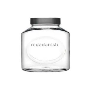 Pasabahce Elips Jar with Metal Lid 1500cc 80387