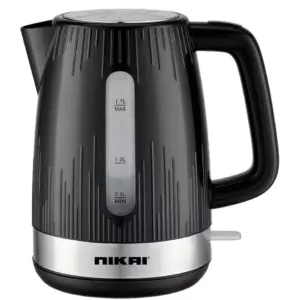 Nikai Jug Kettle 1.7L Plastic With Water Guage 2200W NK544P Removable Filter With Water Guage Indicator Light On Switch With Strix U29 Controller