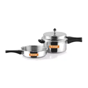 Orange Cookware Orange Pressure Cooker Super Saver Combo Pack 5L OAPC159