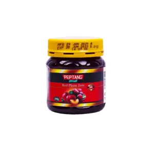 Peptang Red Plum Jam 250g, High Quality & Natural Ingredients, Intense Flavour, Versatile Use  (Pack of 3)