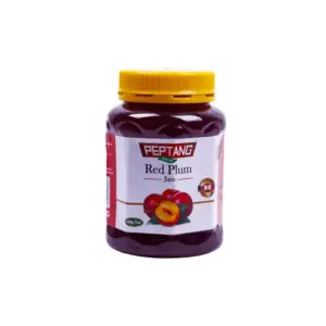 Peptang Red Plum Jam 500g, High Quality & Natural Ingredients, Intense Flavour, Versatile Use (Pack of 3)