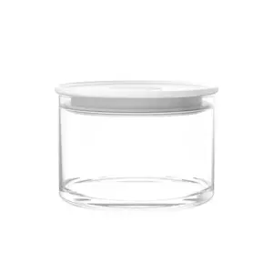 Ocean Norma Glass Jar Pure White 385ml 5B23314G0004