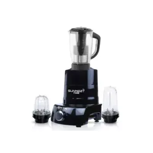 Orange Cookware Orange Mixer Grinder with 3 Jars, 750-watts, Black SONET