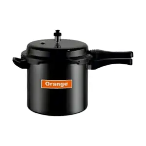 Orange Cookware Orange Pressure Cooker Hard Anodized + Induction Based 5L with Smart Outer Lid OAPC164