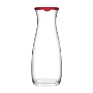 Pasabahce Carafe Amphora with Grey / Red Lid 1180ml 43813