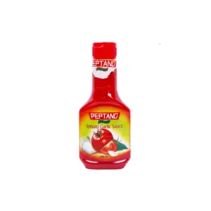 Peptang Tomato Sauce Garlic 400g High Quality & Natural Ingredients, Complex Flavour Profile, Versatile Culinary Use (Pack of 3)