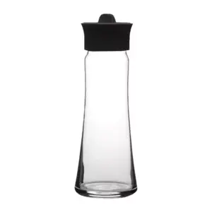 Pasabahce Carafee Basic Decor with Black Lid 1Ltr 43234